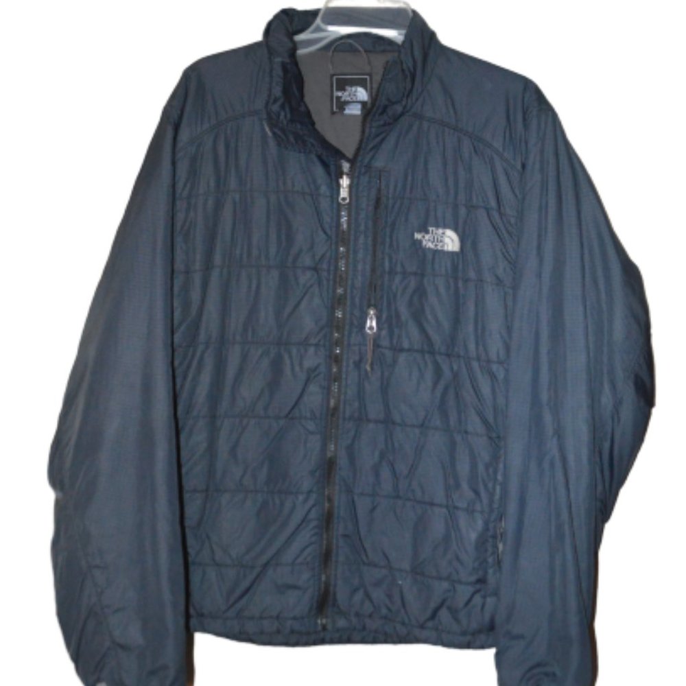 Navy North Face Zip Jacket